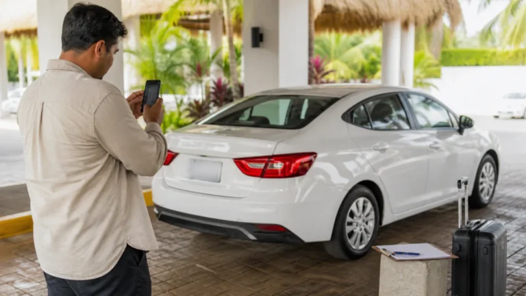 Checklist para recoger y devolver un auto rentado